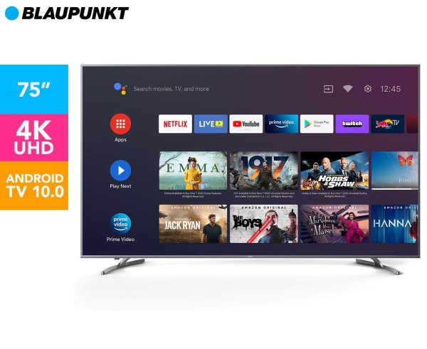 75-Inch 4K UHD Android Smart TV