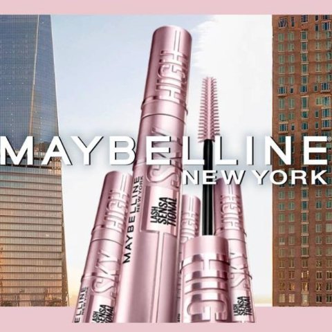 Maybelline 女团同款冲天翘睫毛膏 可水洗加长 根根分明