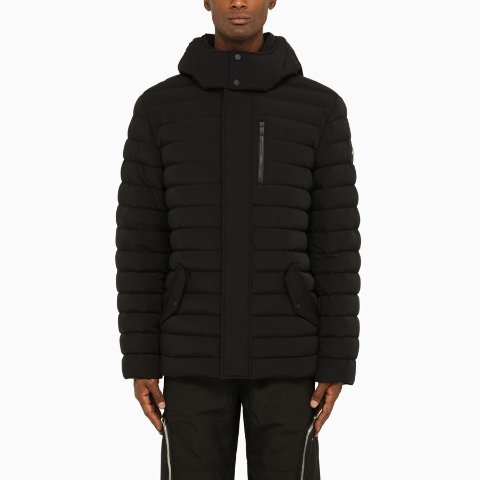 Black slim nylon down jacket 羽绒服€417.00 超值好货| 北美省钱快报