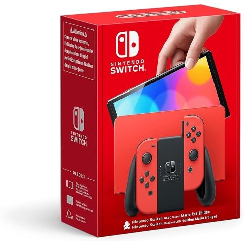 Switch OLED 游戏主机 Mario Red限定版