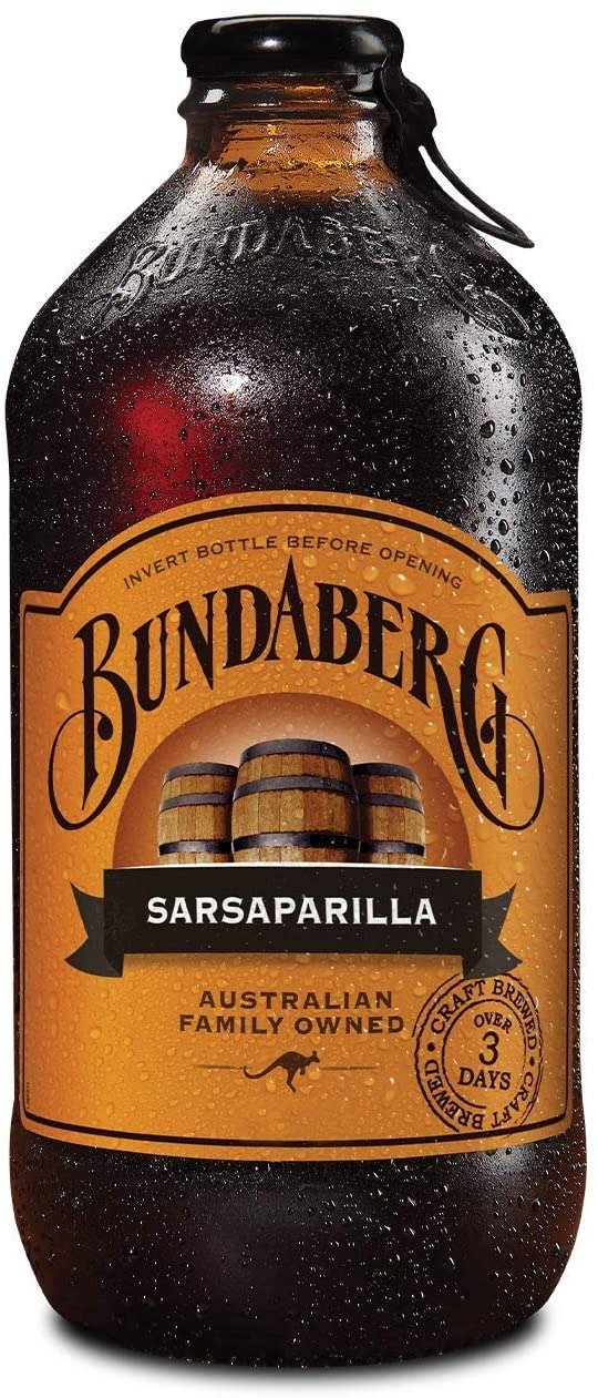 Sarsaparilla Soft Drink, 12 x 375 Milliliters
