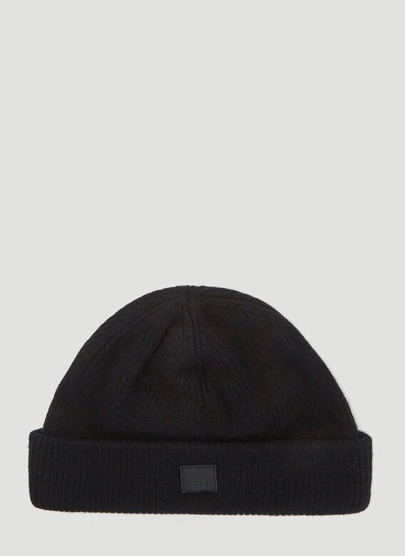 黑色针织帽