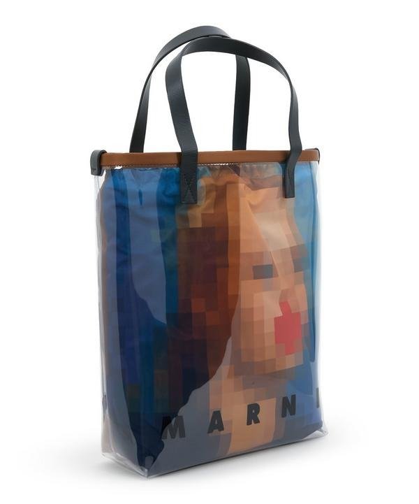 Pixel Grace Shopping Bag