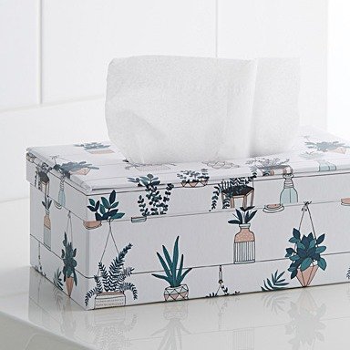 植物纸巾盒