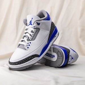 Nike Air Jordan 3 「小闪电」即将上线 清爽蓝白色+3M细节反光