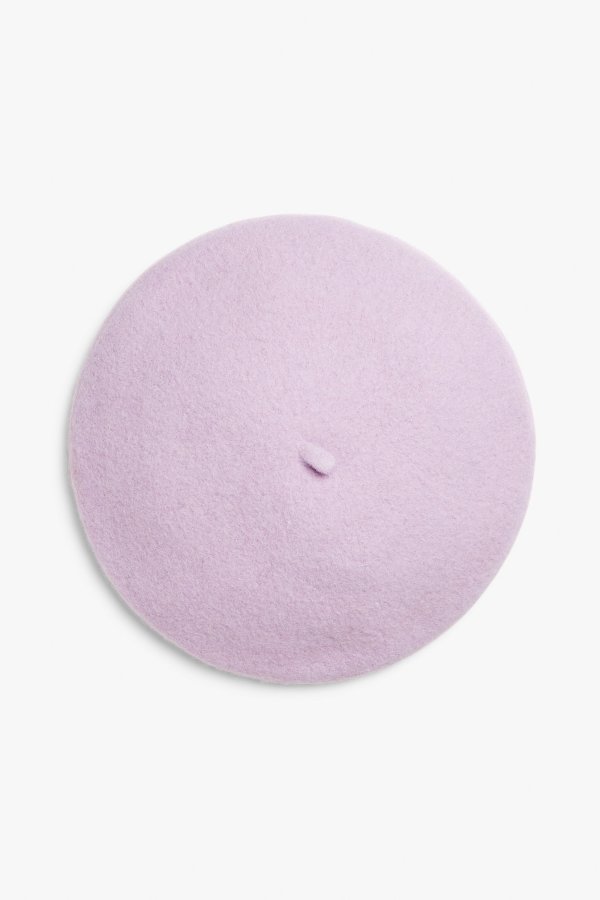 香芋紫贝雷帽