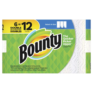 Bounty 厨房纸大大6卷装 相当于普通12卷 吸水吸油能力一级棒
