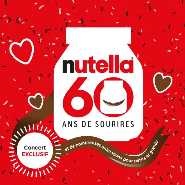 Nutella  60周年线下庆典活动