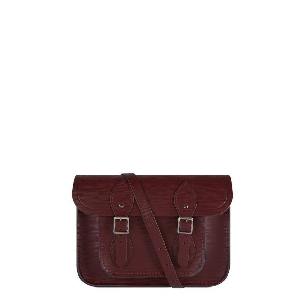 11 Inch Satchel 单肩包 - Oxblood 1914 Grain