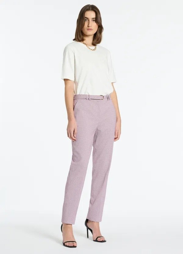 紫色西装裤