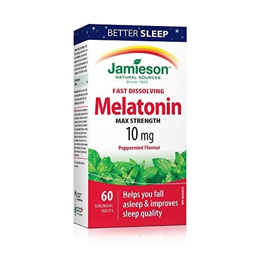 Jamieson Melatonin 褪黑素（10毫克 x 60片）