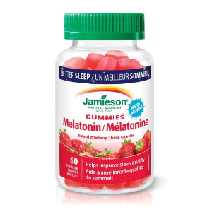 Jamieson 褪黑素软糖 2.5mg含量 天然草莓口味 拯救睡眠困难