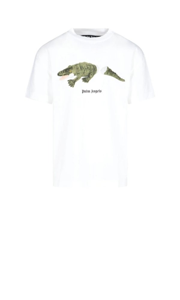 断尾鳄鱼T恤