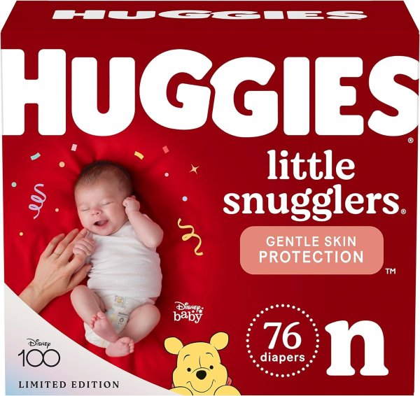 Huggies Little Snugglers 婴儿尿布，新生儿尺寸