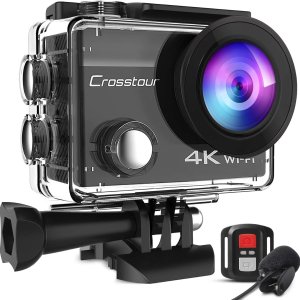 限今天：Crosstour 4K运动相机热卖 附赠超多配件 GoPro平替