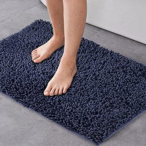 TOPTRY 超细纤维浴室地毯，防滑加厚，机洗快干