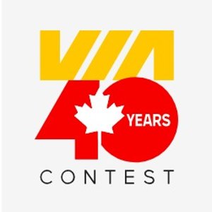 加拿大国营铁路公司 Via Rail 四十周年庆大抽奖