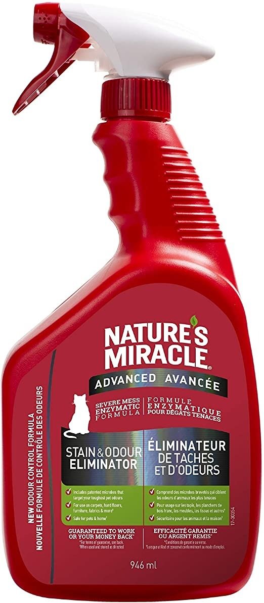 Nature's Miracle 猫咪呕吐污渍清洁剂946mL (Spray Bottle)