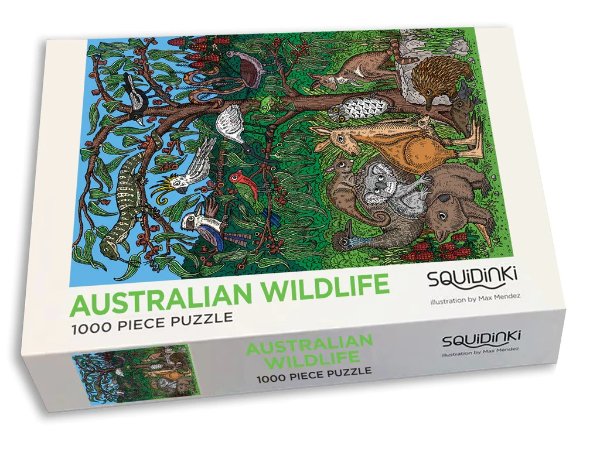 Squidinki 1000 Piece Australian Wildlife