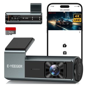💥史低价💥：E-YEEGER 4K超高清行车记录仪 送32GB储存卡