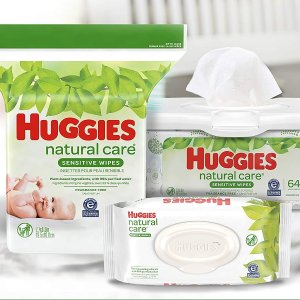 Huggies 天然呵护婴儿无香型湿纸巾560片 适合敏感肌