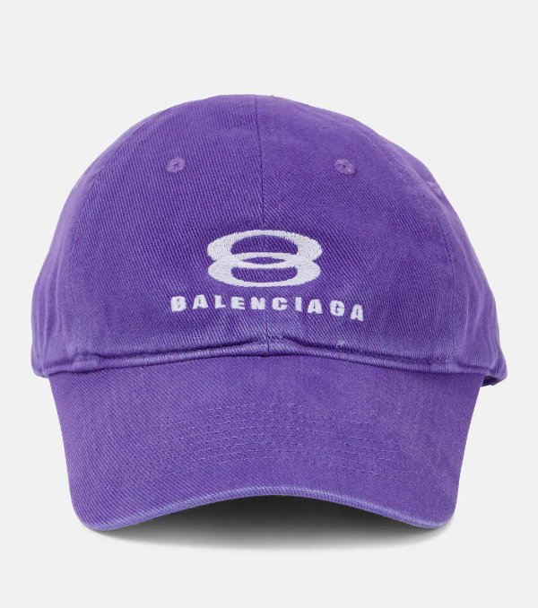 紫色鸭舌帽