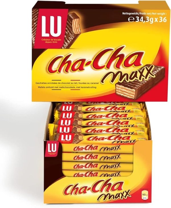 Cha Cha燕麦巧克力饼干36 X (34 g)