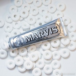 Marvis 薄荷味美白护齿牙膏75ml  牙膏中的爱马仕