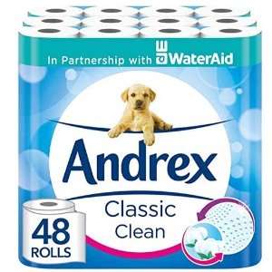 Andrex Classic Clean 厕纸48卷 德亚自营 现货热卖中