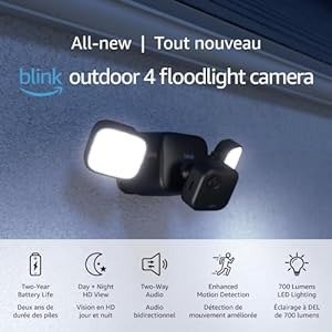 Blink史低价！All-New Blink Outdoor 4 泛光灯+摄像头