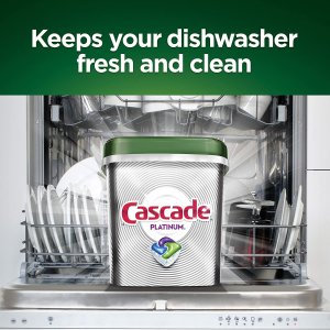 Cascade 洗碗机洗涤剂75颗 专业强力清洁 清新香味亮白如新
