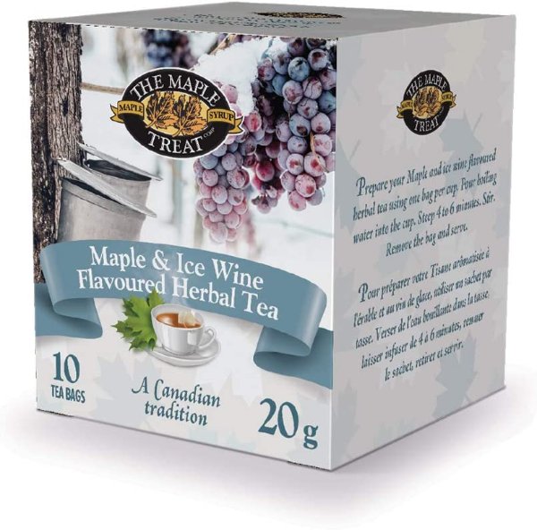The Maple Treat 枫叶冰酒凉茶10包 两种加拿大风味完美搭配