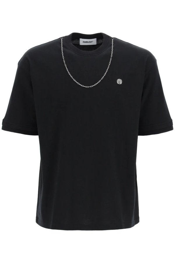 Chain Collar Detail 链条T恤