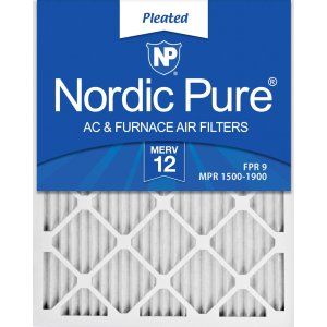 Nordic Pure 16x25x1 MERV12 空气过滤网6个装