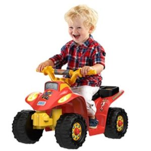 Fisher-Price 费雪 火焰和机器怪兽儿童四轮玩具电动车