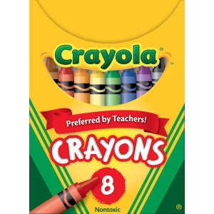 Crayola 8色儿童蜡笔 画家启蒙第一步