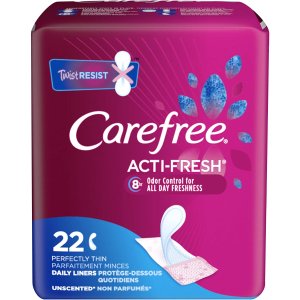 Carefree 超薄无香型卫生护垫 22片装 姨妈好伙伴