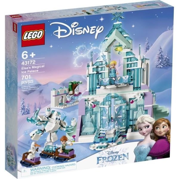 迪士尼公主系列 43172 艾莎的魔法冰雪城堡