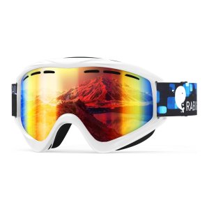 RABIGALA 可弯折 防紫外线防雾 滑雪护目镜 2色选