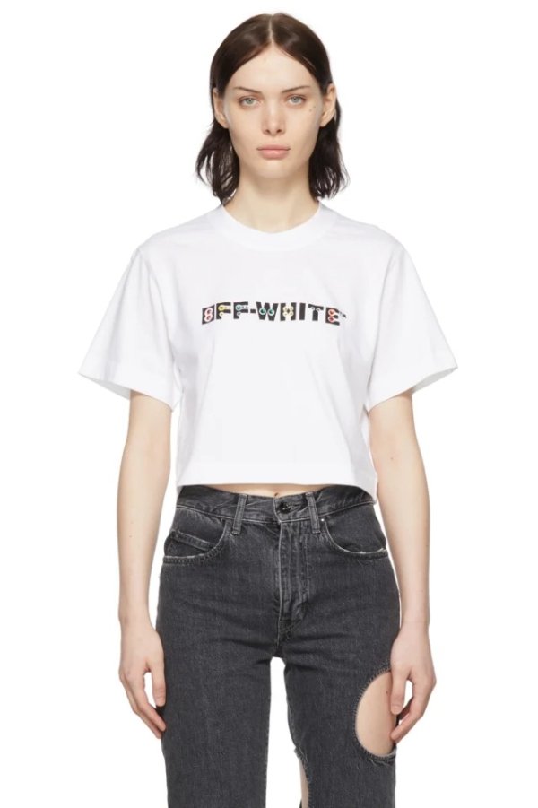 White Cotton T恤