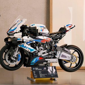 LEGO Technic 系列宝马摩托车 1:5仿真模式 男友满分礼物