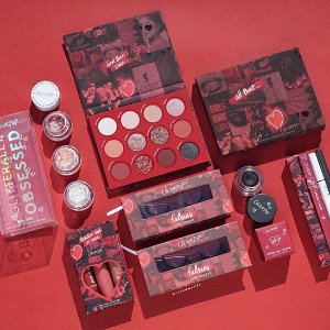 上新：Colourpop 情人节系列开售 红黑嗲酷眼影盘