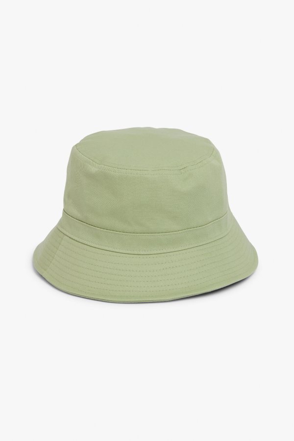 牛油果绿渔夫帽