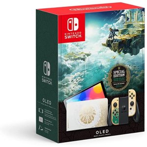 Nintendo开放预订！Switch – OLED 《塞尔达-王国之泪》限定版