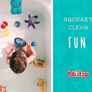 Nuby 努比 婴儿日用 洗澡玩具、磨牙软胶、叠杯等 低至8.5折