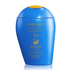 Shiseido蓝胖子防晒霜Global Sun Care Expert Sun Protector Face & Body SPF 50 Sonnenlotion | flaconi