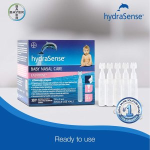 史低价：HydraSense 生理盐水30支 婴儿鼻部护理专用 独立包装