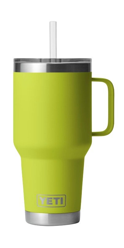 绿色不锈钢吸管杯
