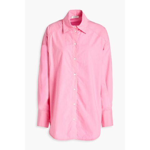 粉色纯棉衬衫