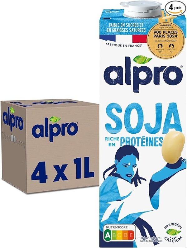 Alpro 豆奶 4瓶x1L
